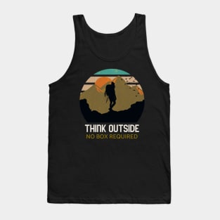 Think outside no box required Tank Top